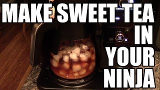MAKING SWEET TEA  in the Ninja Hot & Cold Brewing System