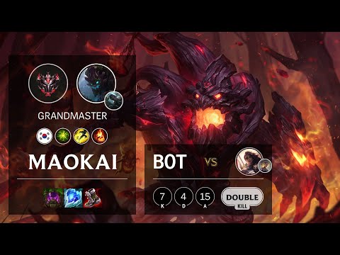 Maokai Bot vs Samira - KR Grandmaster Patch 11.7