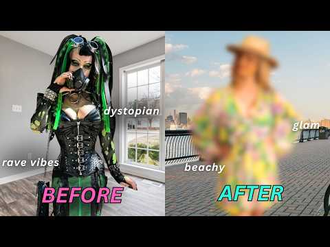 Cyber Goth To Beach Babe - I Look Beautiful | TRANSFORMED