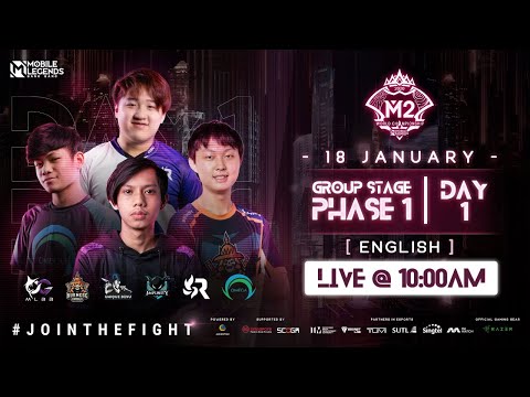 (ENGLISH) M2 Group Stage Phase 1 - Day 1 | MLBB World Championship 2020 | Singapore
