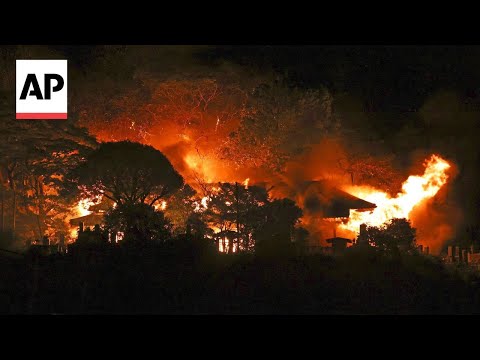 Fire burning in southwestern Japan damages 170 homes and forces evacuations