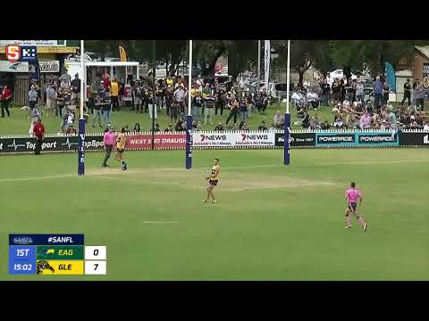 Rd 4 SANFL Snapshot - Glenelg's Jordan Murdoch with a long bomb from 55m