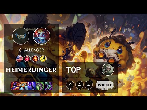 Heimerdinger Top vs Camille - NA Challenger Patch 12.5