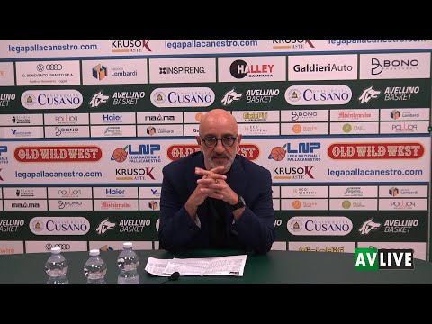 Unicusano Avellino Basket-Givova Scafati 72-80, Vitucci's analysis