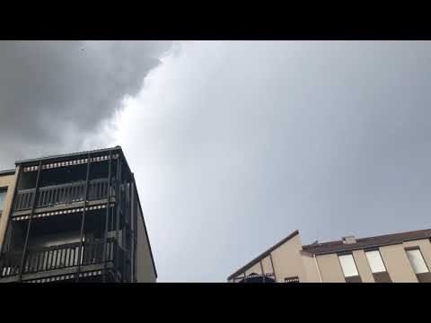 Impact très proche orage violent lundi 21 juin 2021 à Clermont Ferrand Auvergne