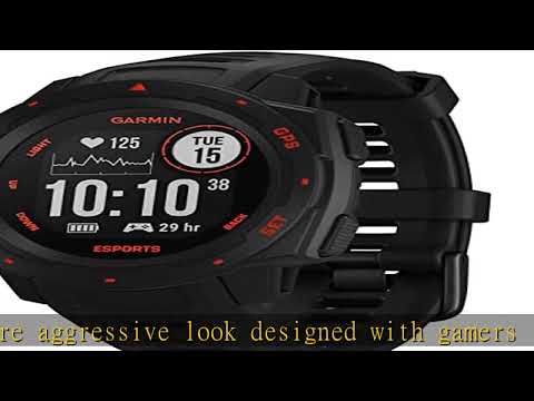 Garmin 010-02064-73 Instinct Esports Edition, GPS Gaming Smartwatch with Esports Activity Profile,