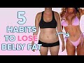 5 Things I Do EVERYDAY to Lose Belly Fat | healthy daily habits
