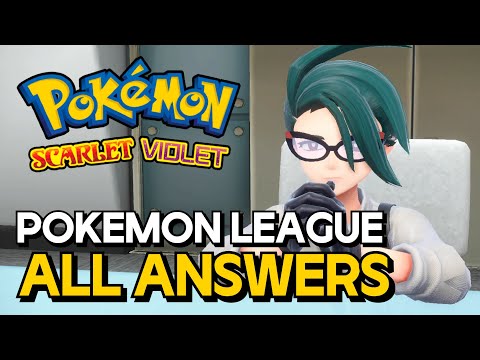 Pokemon Scarlet & Violet - Pokemon League Test | All Answers