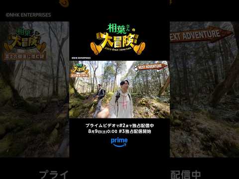 『相葉さんの大冒険』#2 まで独占配信中！富士の樹海に潜む謎に迫る！ #3 は8月9日(土) より独占配信開始🌟 #相葉雅紀 #プライムビデオ