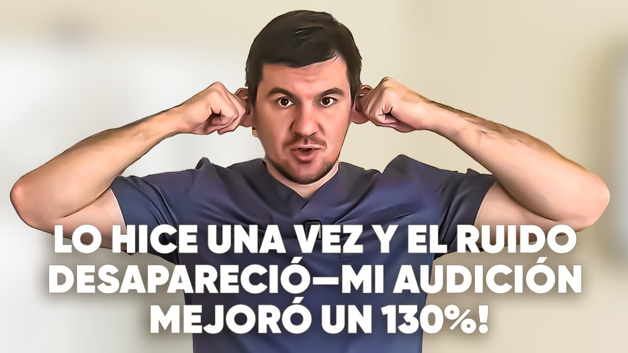 Solo 1 minuto y puedes deshacerte del ruido en tus oídos! ¡Mejora tu audición en un 130%!