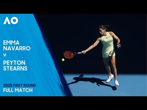 Emma Navarro v Peyton Stearns Full Match | Australian Open 2025 First Round