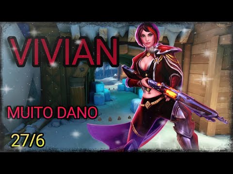 Paladins - Testei a campeã Vivian e dei muito dano