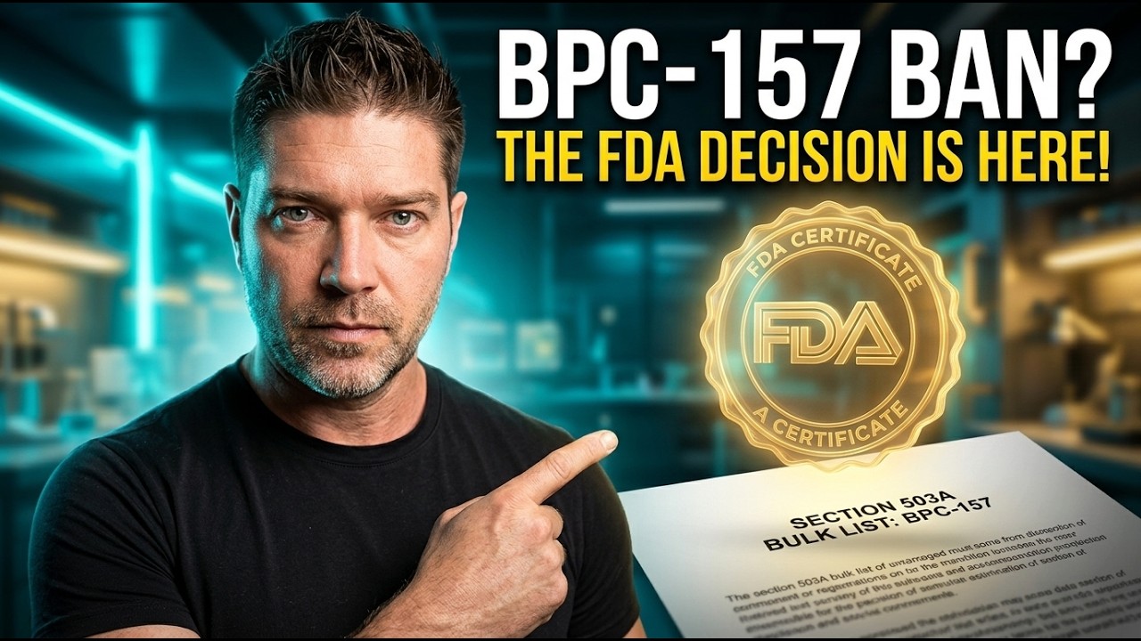 Watch: FDA Overruled: The Truth About BPC-157 Compounding