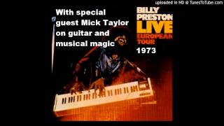 Billy Preston with Mick Taylor on Guitar 1973  "The Bus"