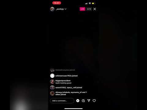 WankyG live being back home from jail