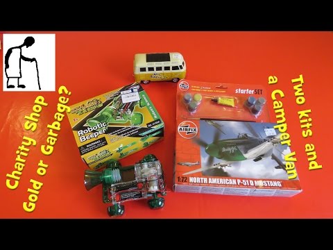 Charity Shop Gold or Garbage Two kits and a Camper Van