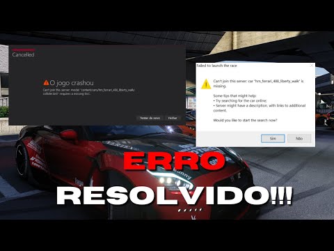 Race canceled or errors in assetto corsa, How to solve?