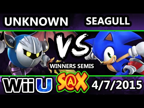 S@X - CTRL | Unknown (Metaknight) Vs. NS | Seagull (Sonic) SSB4 WS - Smash Wii U - Smash 4