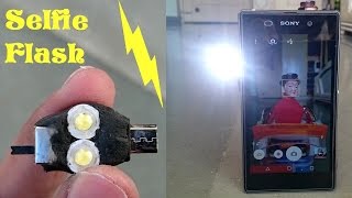 How to Make a Selfie Flash for Smart Phone at Home
