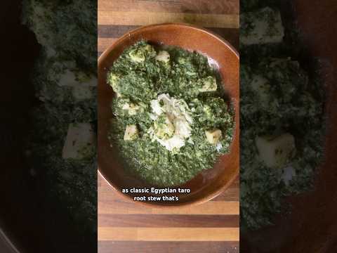 Olas or Kolkas Egyptian Taro root stew recipe