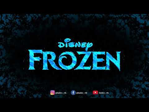 Frozen Movie Title animation in after effect