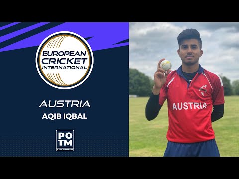 POTM: A.Iqbal - AUT vs GER | Highlights | ECI Germany T20I Tri-Series, Krefeld Day 2 | ECI22.027