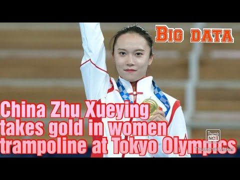 China Zhu Xueying takes gold in women trampoline at Tokyo Olympics