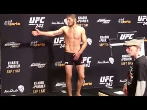 Хабиб после сгонки веса / UFC 242