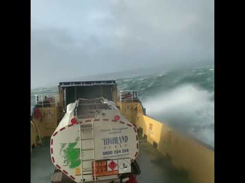 Shapinsay Ferry Storm Malik