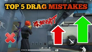 TOP 5 DRAG HEADSHOT MISTAKES IN FREEFIRE TAMIL  DR