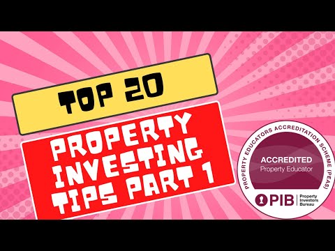 Top 20 Property Investing Tips - part 1