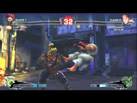 SSF4: Fuma Sensei (Akuma) VS DoomDomainn (Ryu)