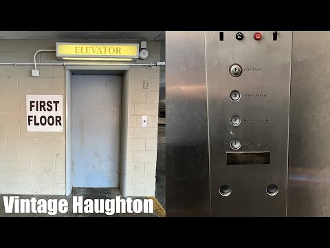 Vintage Haughton Traction Elevator at the Renaissance Parking in Cleveland, OH