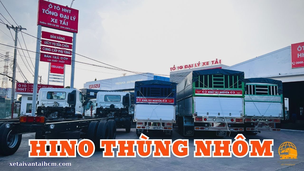 Sự khác nhau giữa ĐÀ I và ĐÀ U trên xe Hino 15 tấn thùng nhôm | Xe tải vận tải HCM