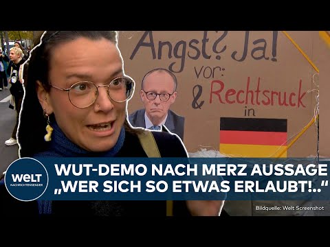 Video Thumbnail: STADTBILD-DEBATTE: Merz' Stadtbild-Aussage sorgt für Wut-Proteste! CDU-internes Ringen um Statement