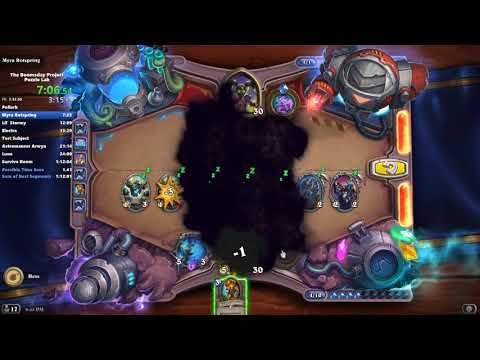 Hearthstone Puzzle Lab Speedrun in 1:10:31 [World Record]