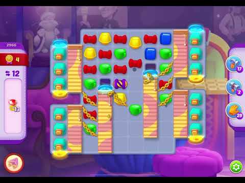 HomeScapes Level 2966 no boosters (14 moves)