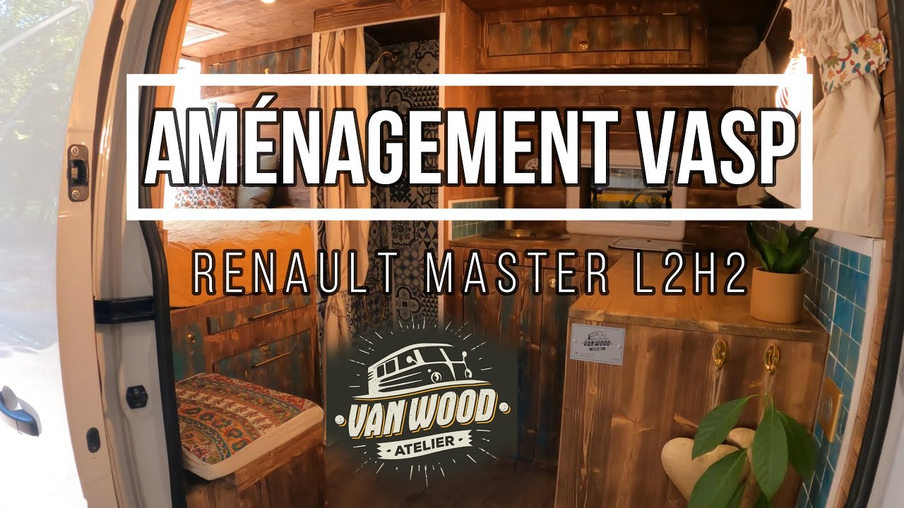 Camion aménagé VASP l Timelapse de l'aménagement d'un Renault Master L2H2 par l'atelier VANWOOD
