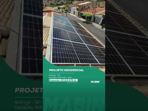 Projeto MABIN | Ibitinga - SP | 5,64 kWp