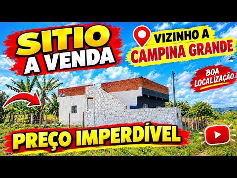 SITIO A VENDA A 2 KM DE CAMPINA GRANDE-PB TODO CERCADO PREÇO IMPERDÍVEL tel 839 9670-6931