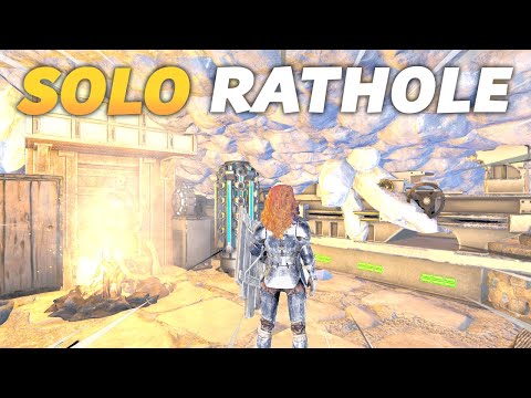 ARK 10,000 HOUR SOLO Claims Ice Cave Day 1