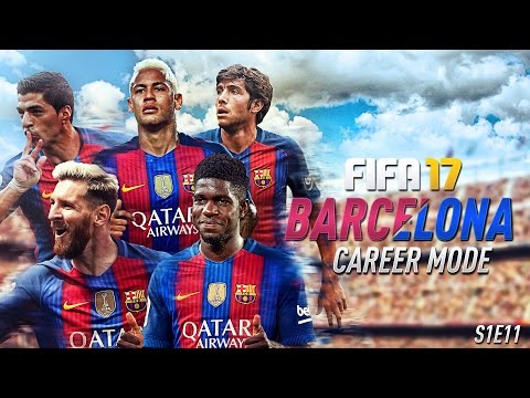 MESSI VS RONALDO!!! FIFA 17: Barcelona Career Mode - EL CLASICO HAT-TRICK?! - S1E11