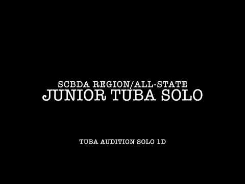 SCBDA Junior Region Band Tuba Solo 1D