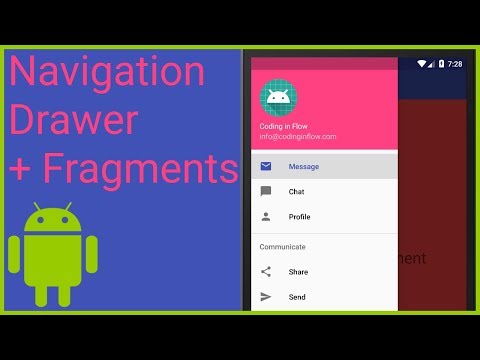 Navigation Drawer with Fragments Part 1 MENU AND ACTIVITY THEME Android Studio Tutorial