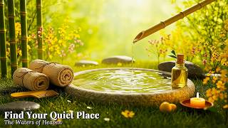 Soft music for relaxation with water sound 💧 Healing Nature Sounds for Stress Relief