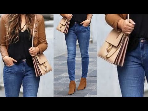 ESTILOSAS Y MODERNAS COMBINACIONES CON TUS JEANS FAVORITOS/ ATUENDOS MODERNOS CON JEANS /LOOKS JEANS
