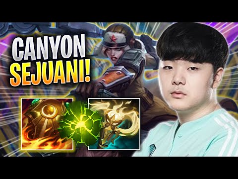 CANYON IS A BEAST WITH SEJUANI! - DK Canyon Plays Sejuani JUNGLE vs Vi! | Season 2023