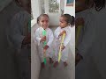 Sara Rara Sara Twins Brother Holi Special Shorts Twinsbaby Dance Viral Holispecial Video