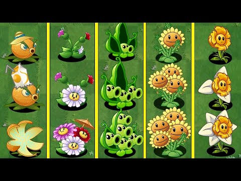 PVZ 2 | RANDOM 20 PAIR Plants vs Team Modern Day Zombie LEVEL10!