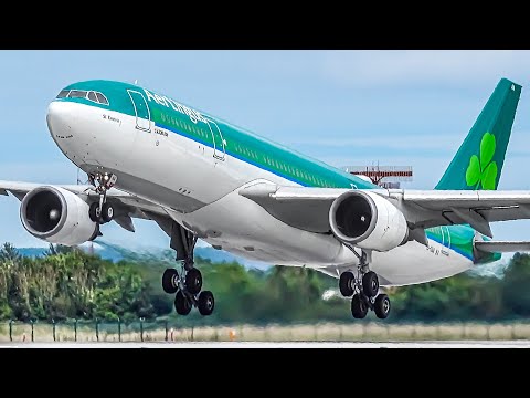 20 MINS of CLOSE UP TAKEOFFS and LANDINGS | Dublin Airport Plane Spotting [DUB/EIDW]